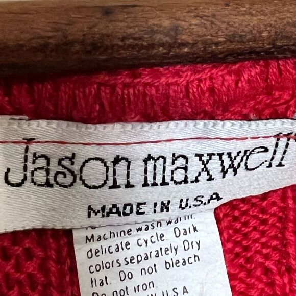 Jason Maxwell Vintage Scoop Neck Sleeveless Sweater - Picture 5 of 7